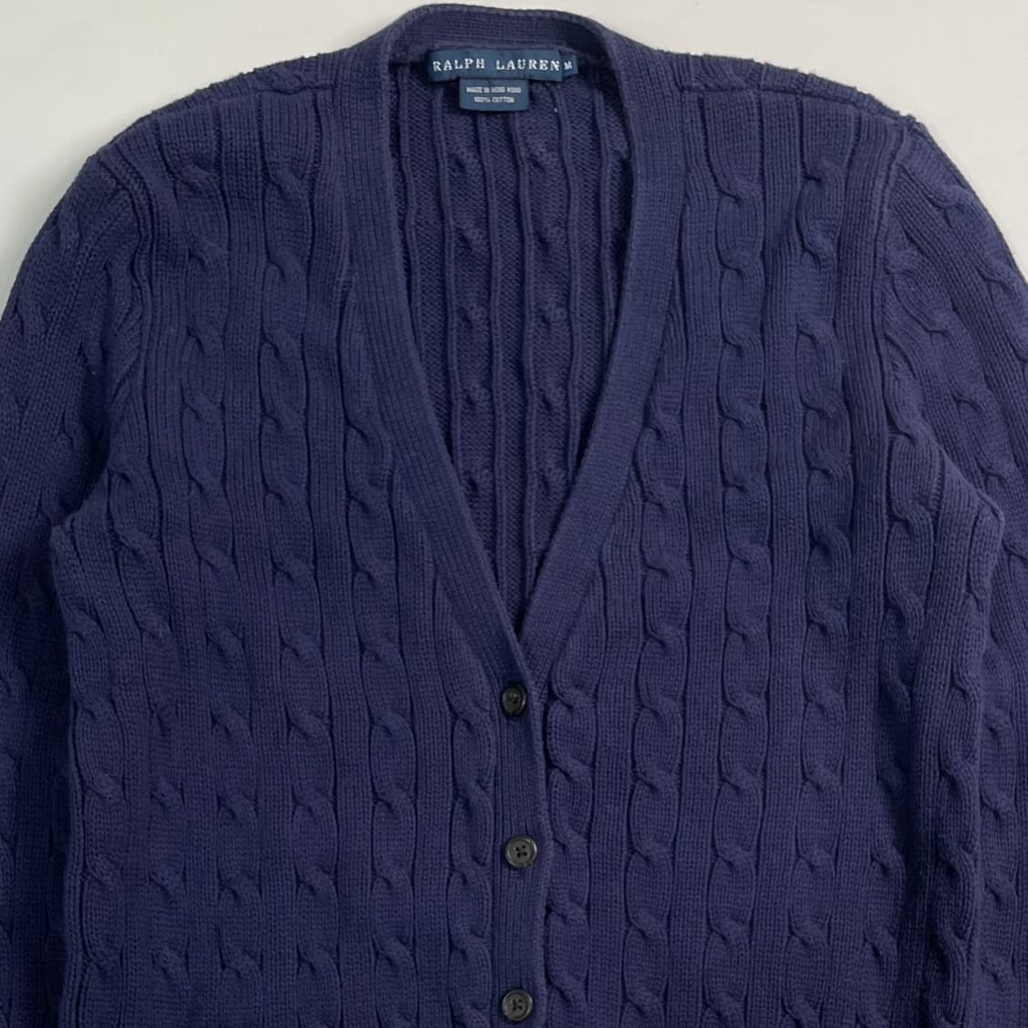로렌 랄프로렌 네이비 케이블 가디건 상품이미지2