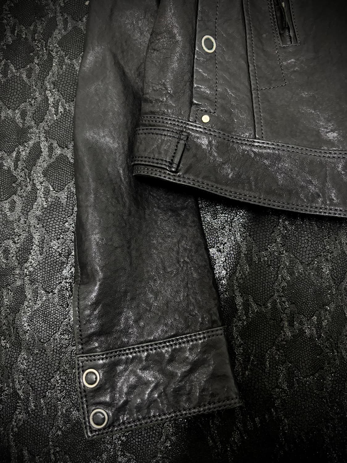 “Vintage” Chic Mood Side Zipper Leather  상품이미지5