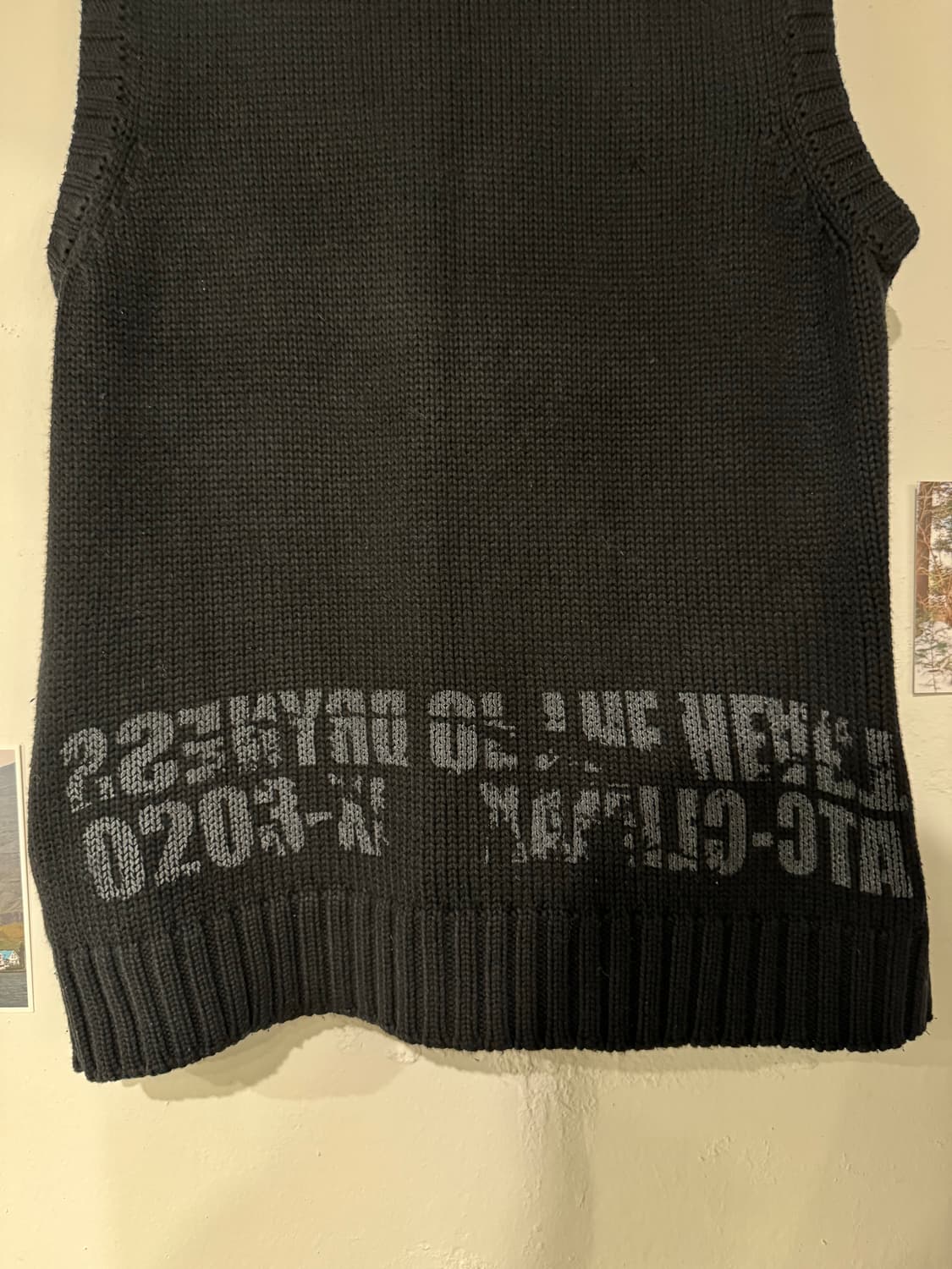 In the attic 니트 조끼 상품이미지6