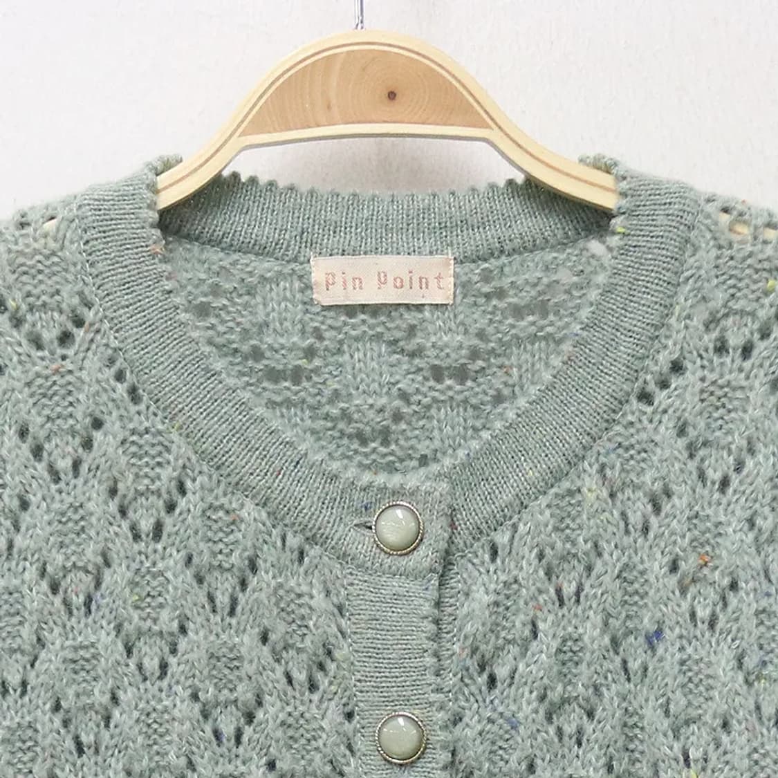 PIN POINT 울 혼방 펀칭 가디건 60314 상품이미지3