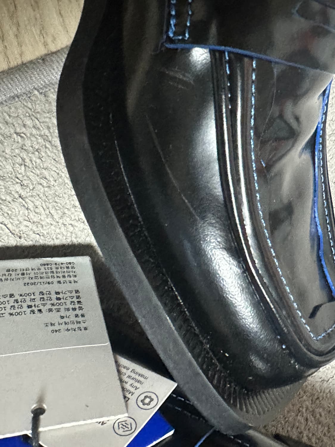 eu37, 240) 자라 아더에러 레더 로퍼 상품이미지3