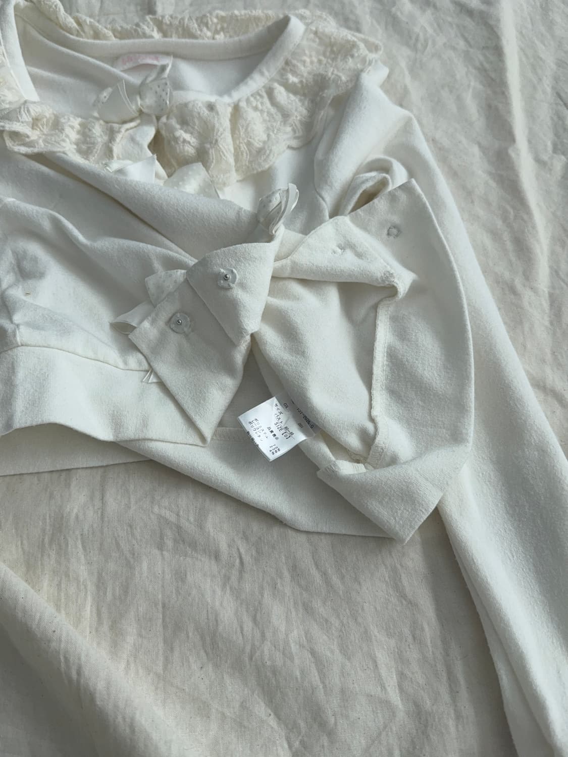 리즈리사 생크림 러블리 크롭 가디건 상품이미지5