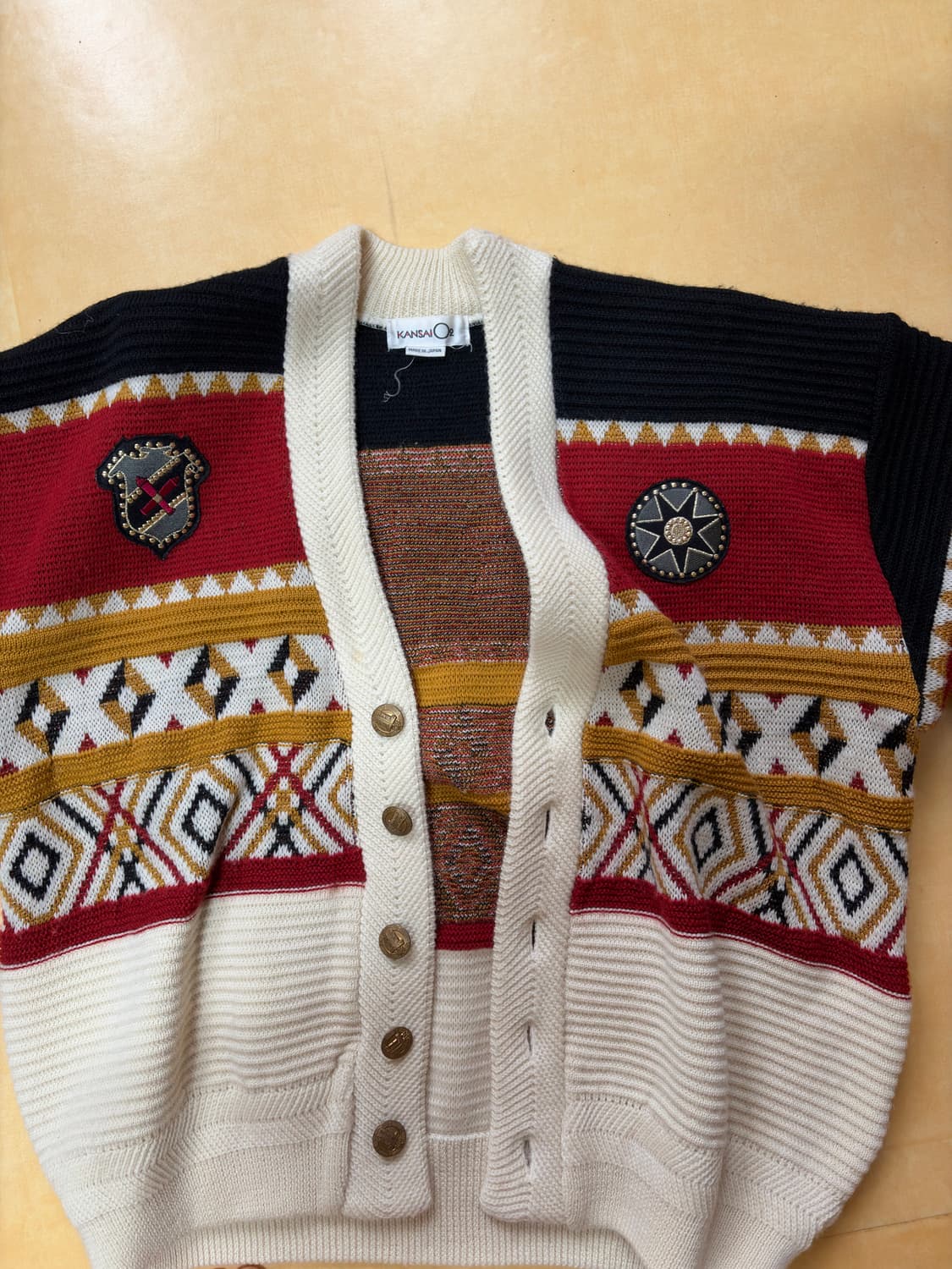 80s 간사이 야마모토 o2 가디건 상품이미지3