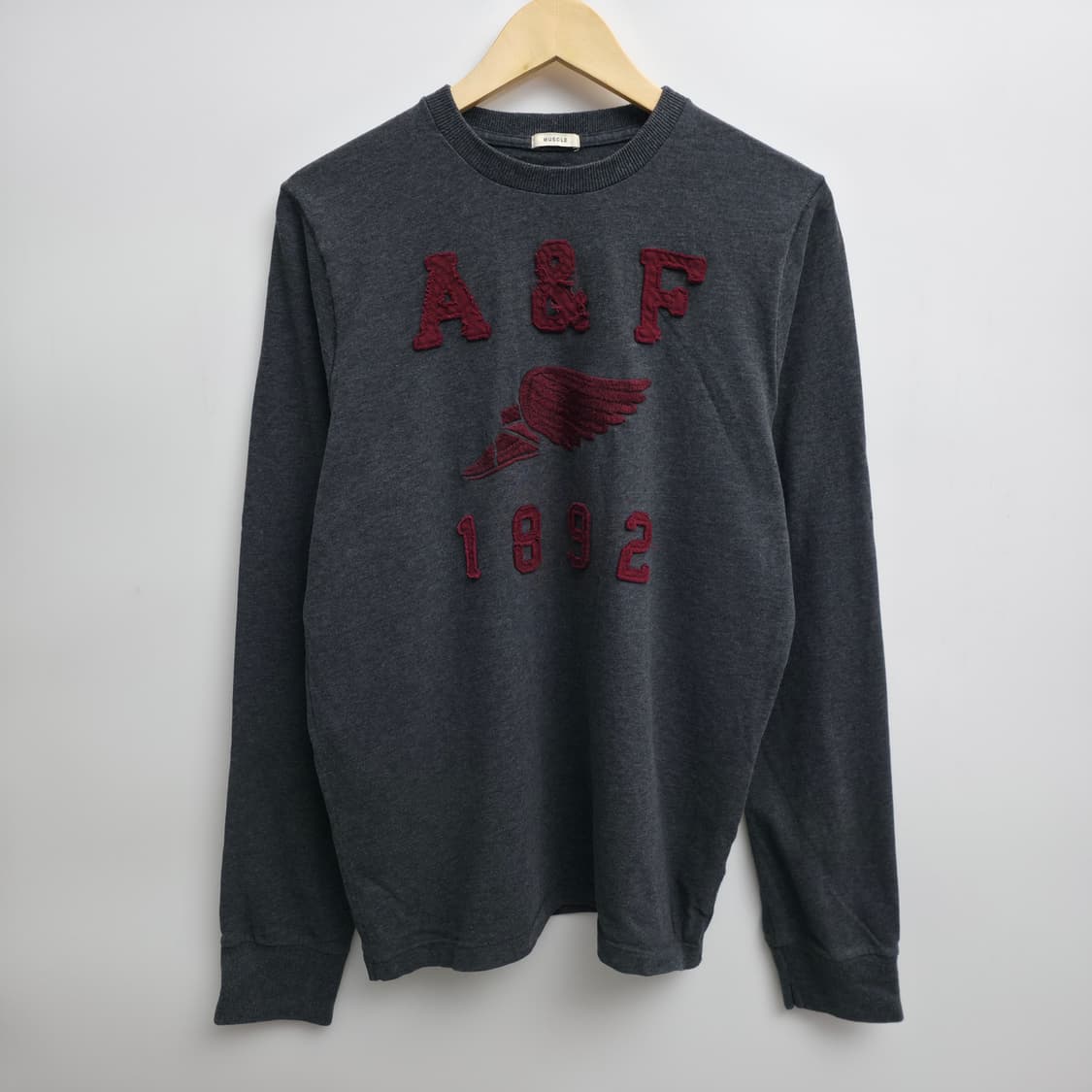 [XL] 아베크롬비 딥그레이 맨투맨 상품이미지1