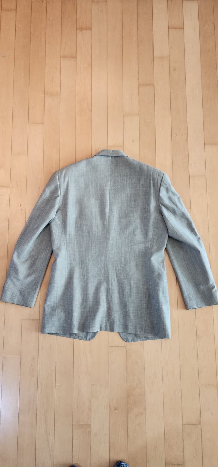 알레그리 베이지그린 울리넨 자켓 L~슬림XL 상품이미지5