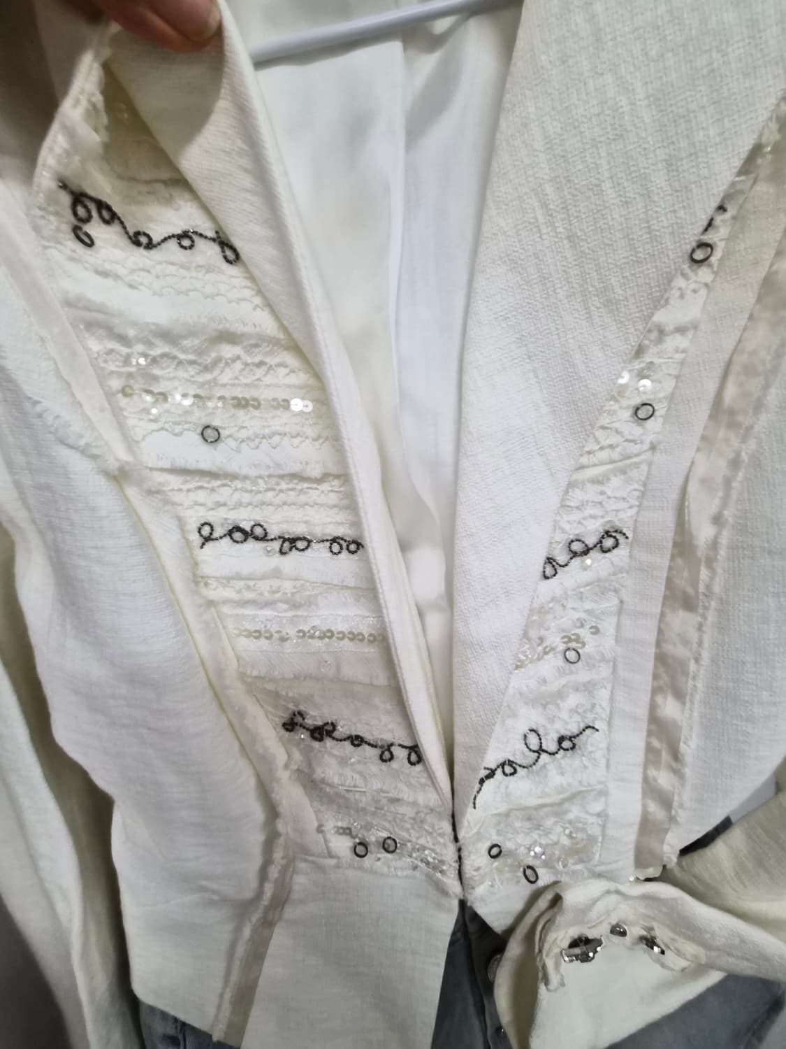 미샤 보석단추 자켓 상품이미지4