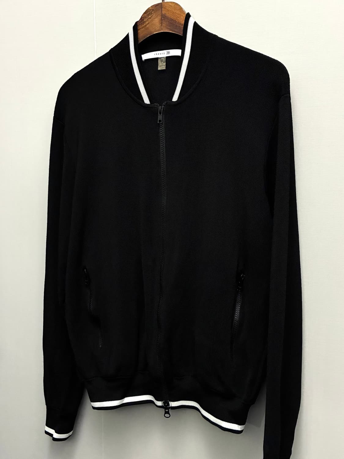 (M/100)Theory 띠어리 38 투웨이 져지 블루종자켓 블랙 상품이미지2