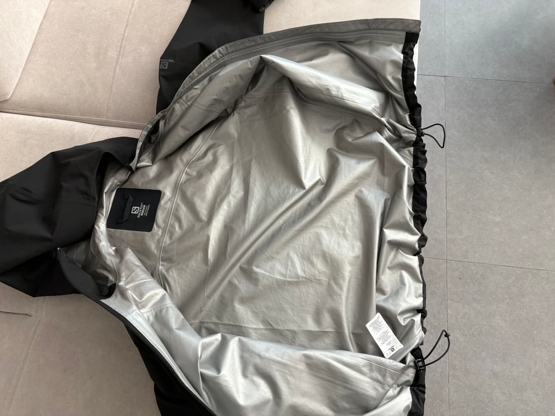 Salomon 고어텍스 자켓 블랙 :) 상품이미지10