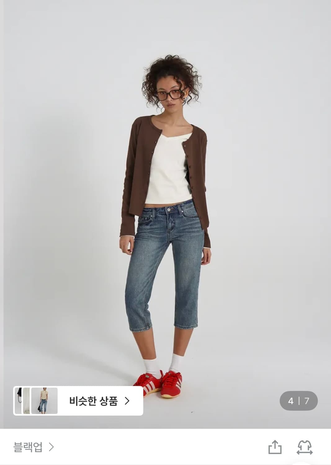 [B-DENIM] VINTAGE CAPRI JEANS 049 상품이미지2