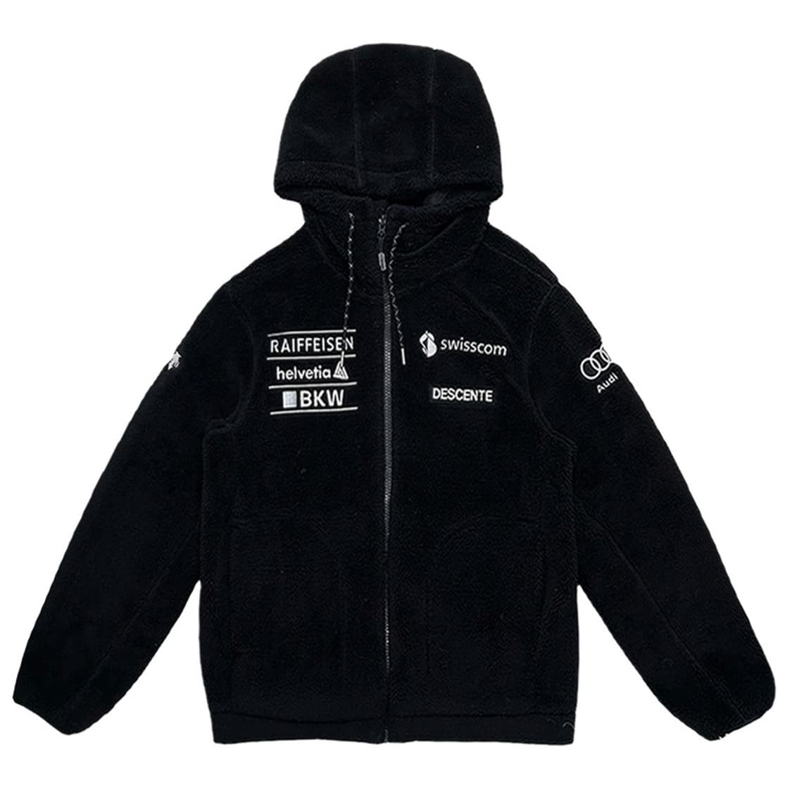 데상트 스위스 스키팀 쉐르파 플리스 집업 95 상품이미지1