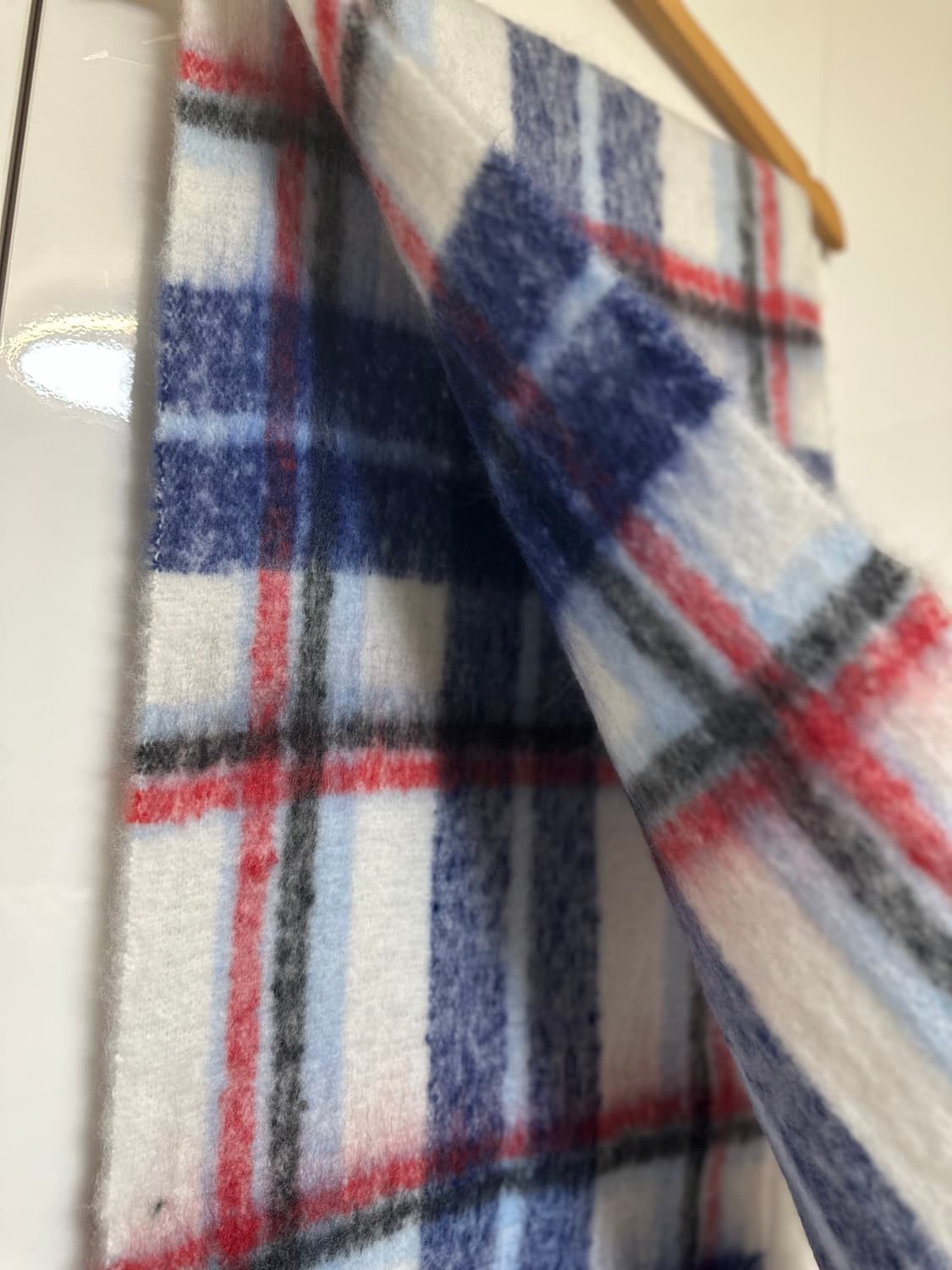 비비안웨스트우드 체크 알파카모헤어울머플러 남여공용 상품이미지7