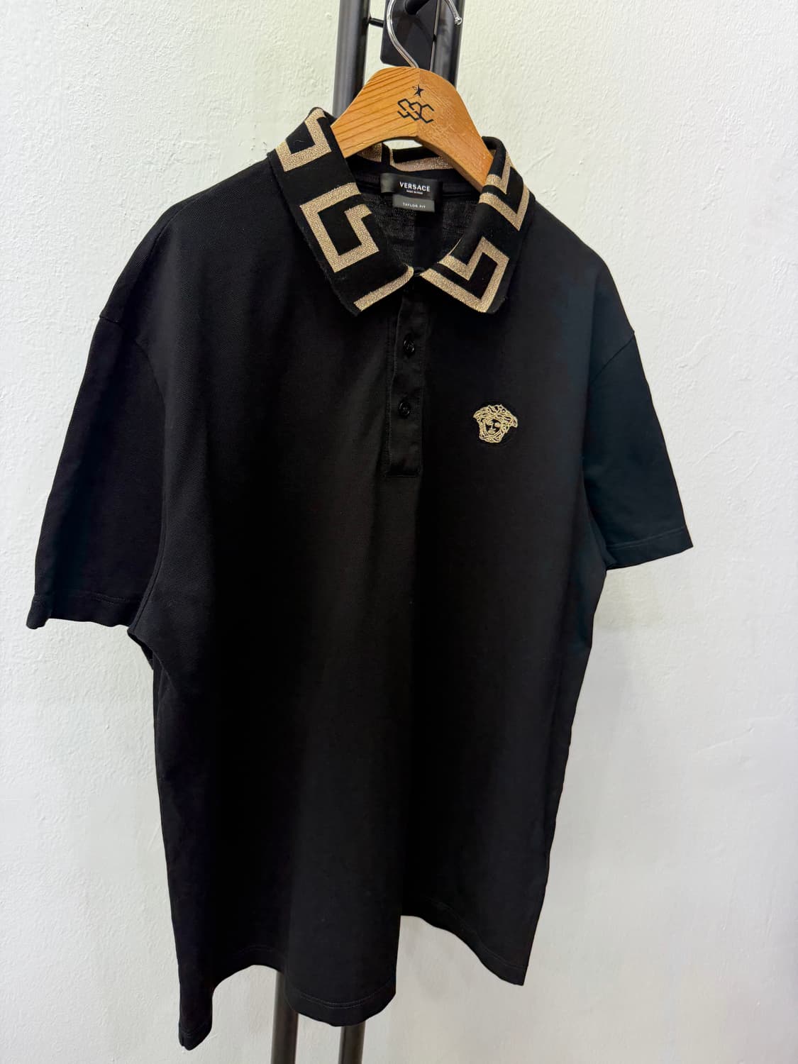 정품) 베르사체 신형 남성 블랙 메두사 PK 반팔티 XL 상품이미지2