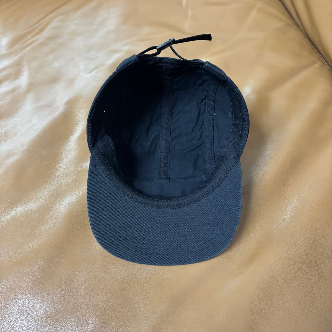 슈프림 캠프캡 모자 박스로고 워시드 블랙 상품이미지6