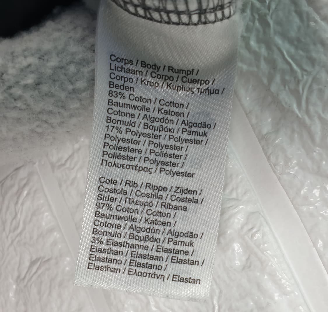 [100]라코스테스포츠 빅 크록자수 기모 맨투맨 상품이미지6