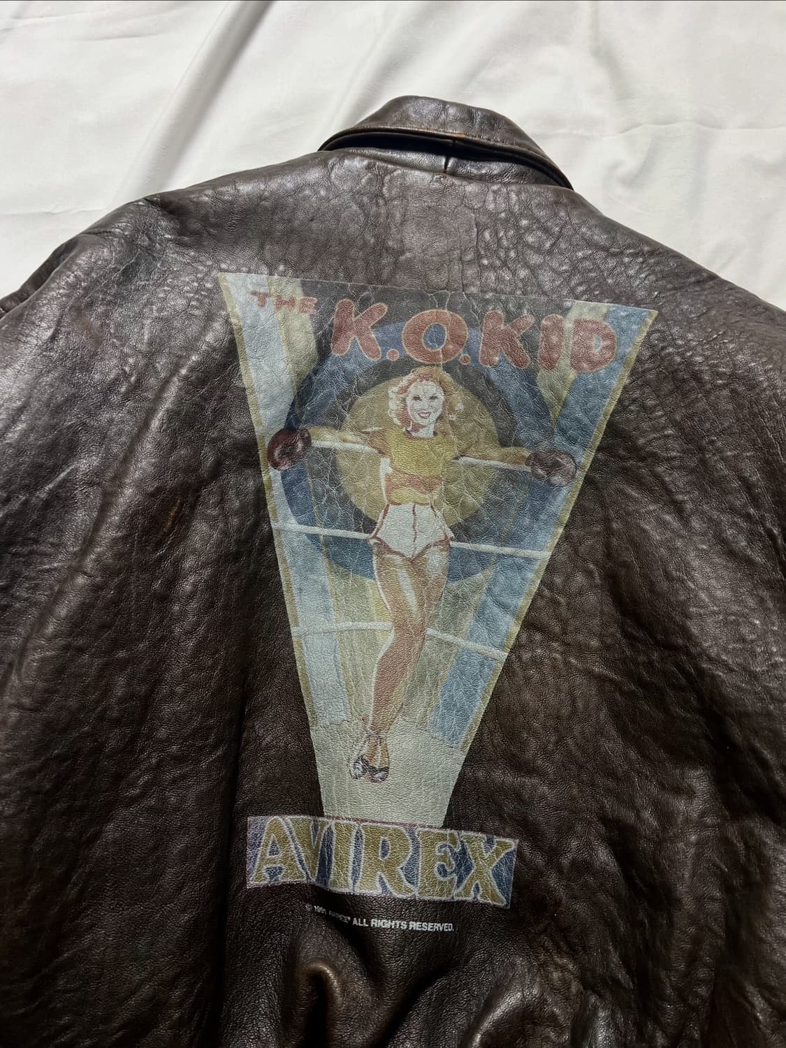 아비렉스 가죽 자켓 상품이미지8