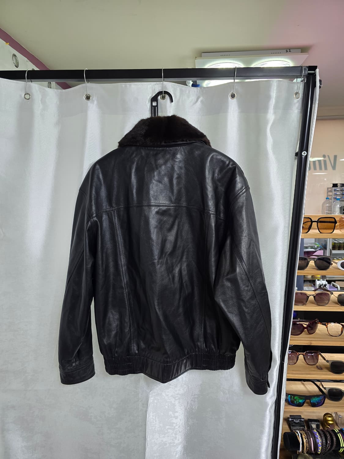 갤럭시 블랙 양가죽 점퍼 (1461) 상품이미지2