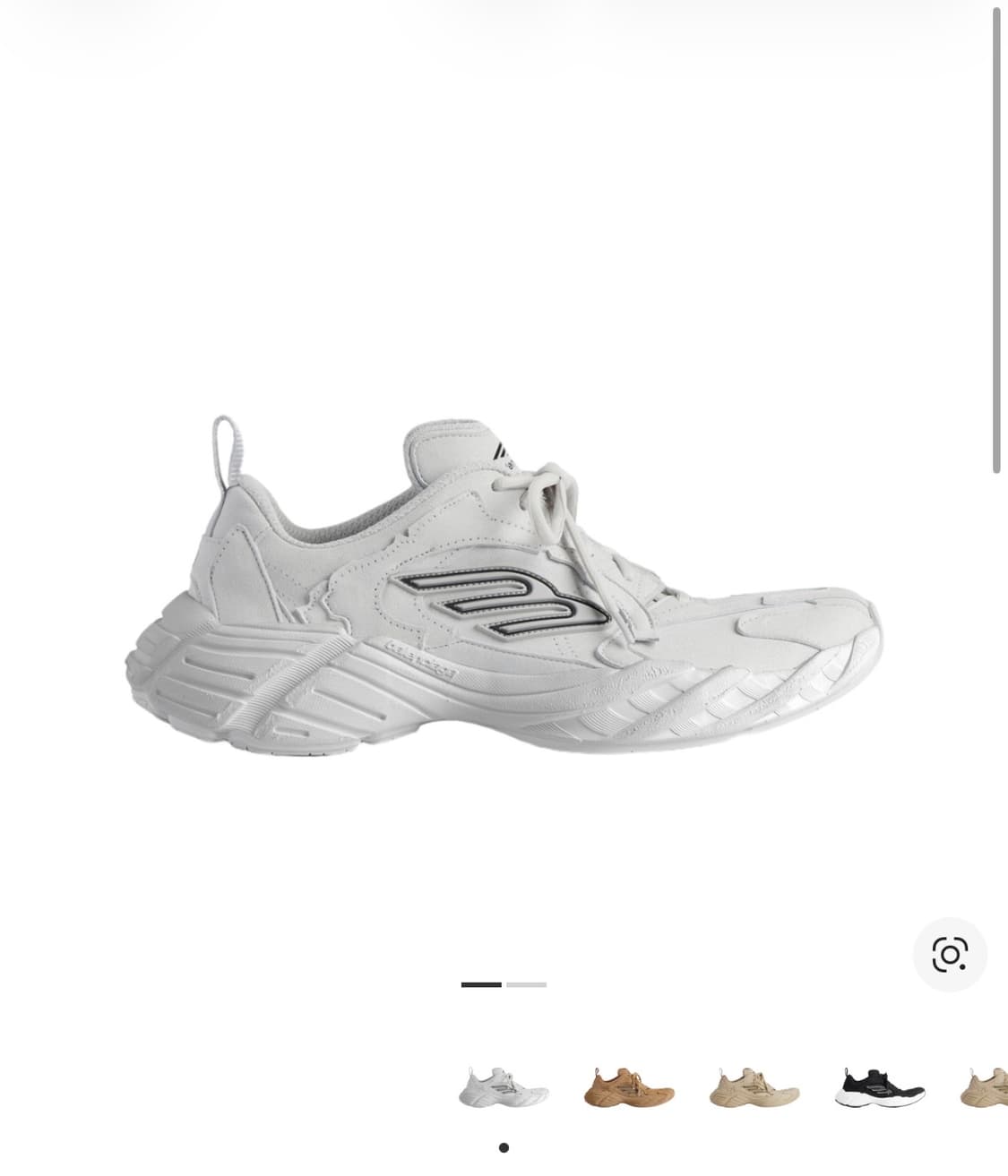 발렌시아가 운동화 먼데이 슈 라이트 그레이 새상품 (정품) 상품이미지1