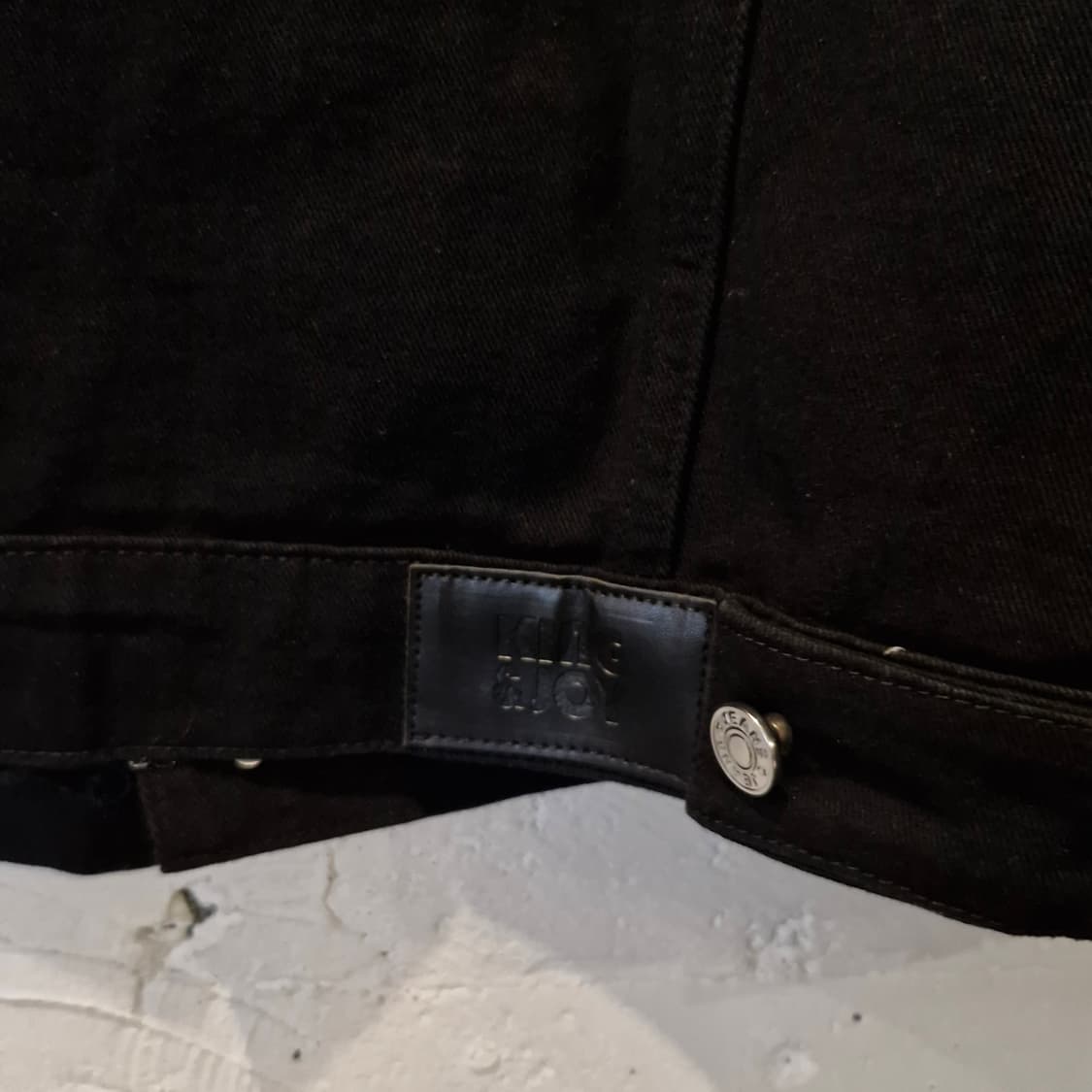 블랙 데님 자켓 새상품 2XL 상품이미지4