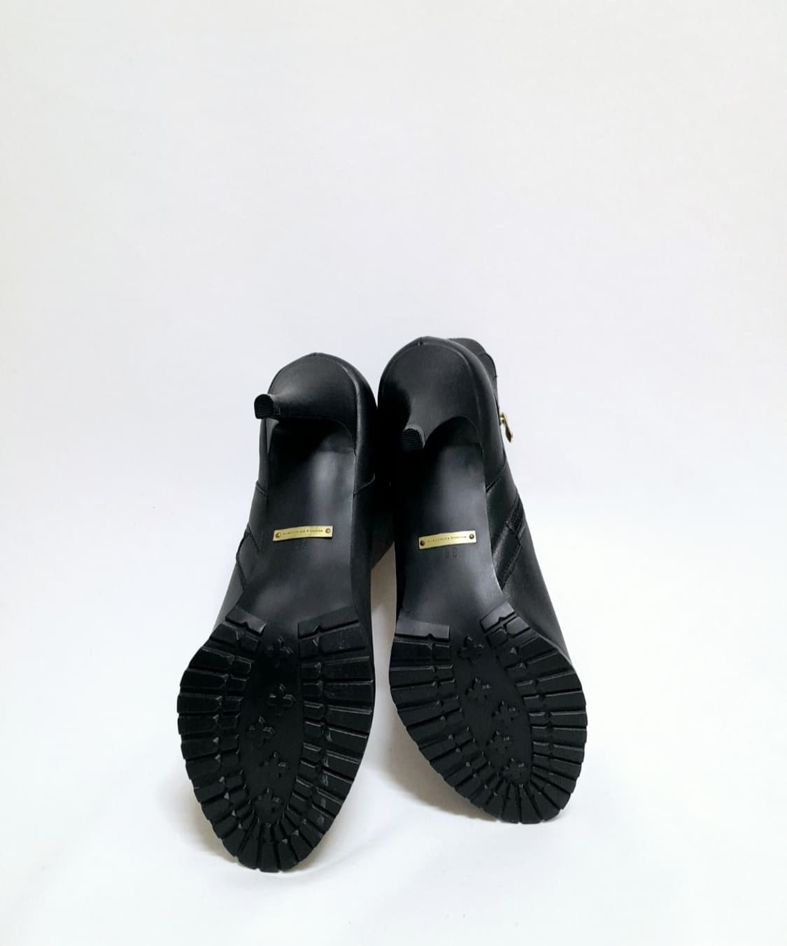 슈콤마보니 천연가죽 밸트 집업 앵글 부츠 상품이미지7