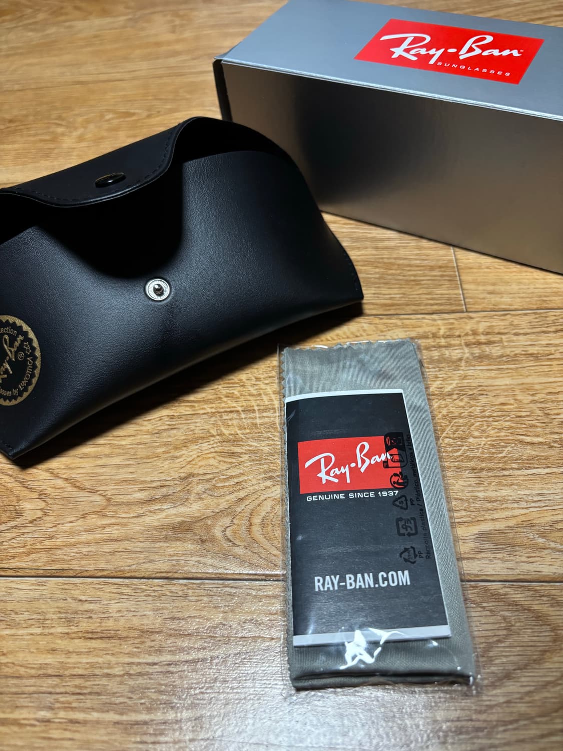 레이밴 Daddy-O 폴리쉬드 블랙 선글라스 상품이미지3