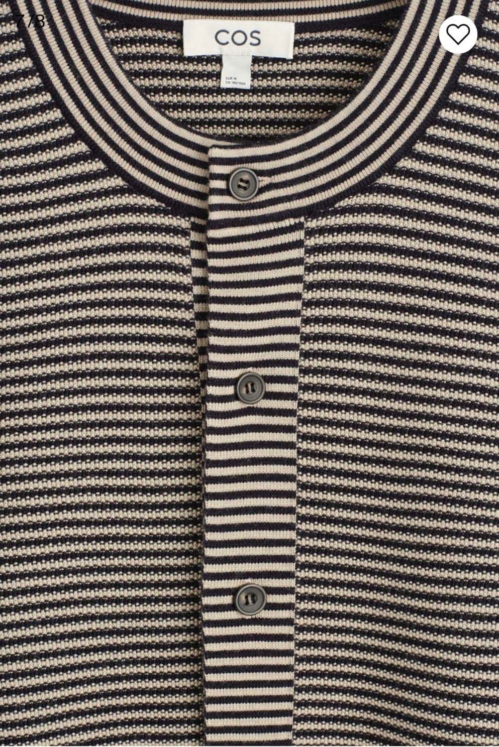 COS (신상품) 스트라이프 메리노 울 가디건 (택 O 새상품) 상품이미지9