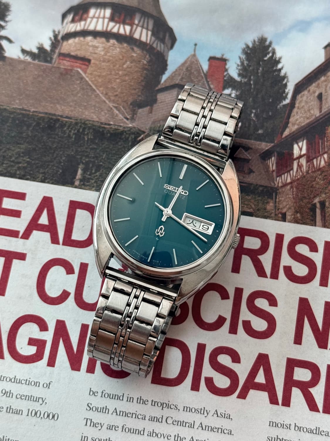  Seiko 세이코 쿼츠 딥블루 Day-Date 1976 상품이미지2