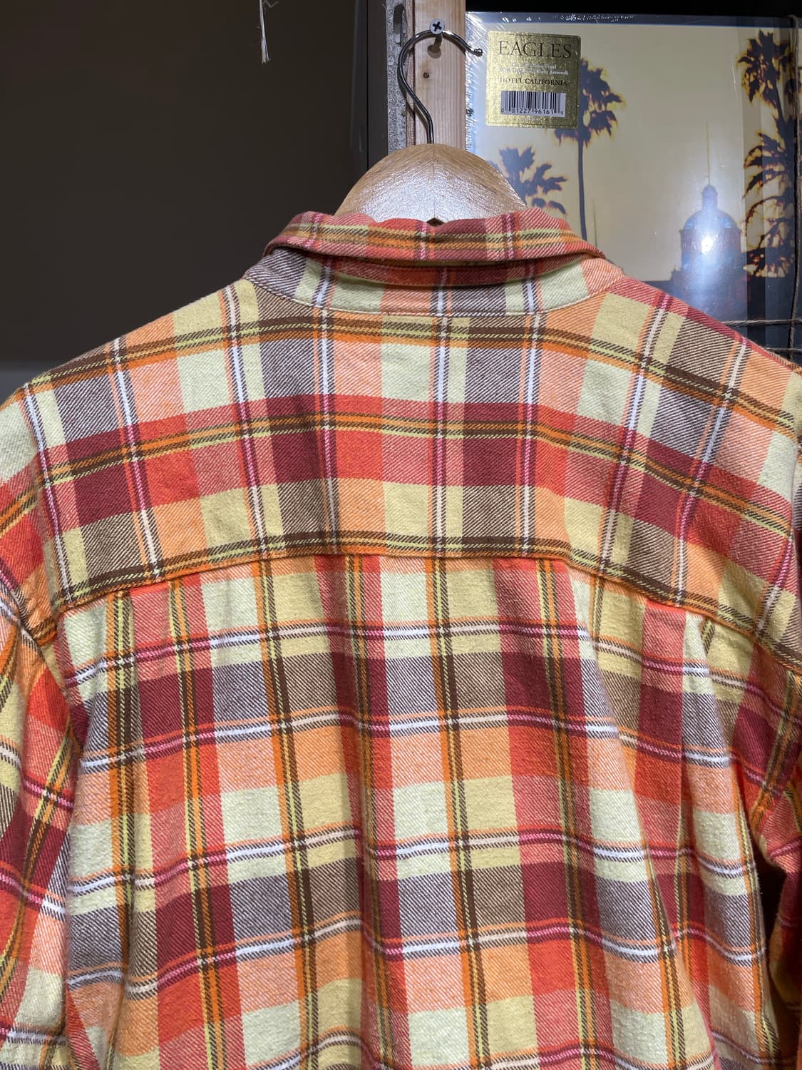 빈티지 히피 체크 셔츠 상품이미지5