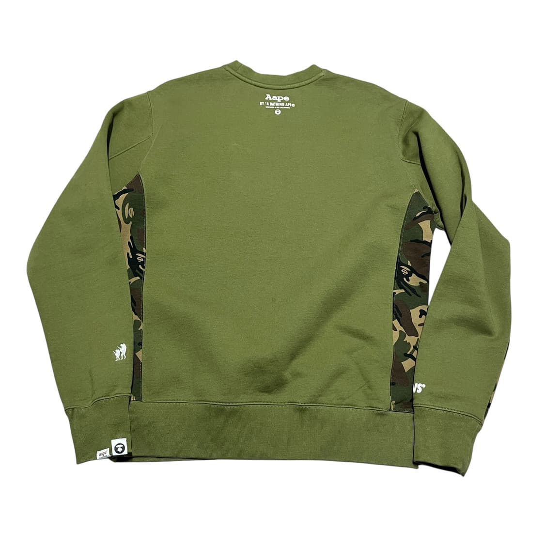 AAPE 에이프 카모 카키 맨투맨  상품이미지2