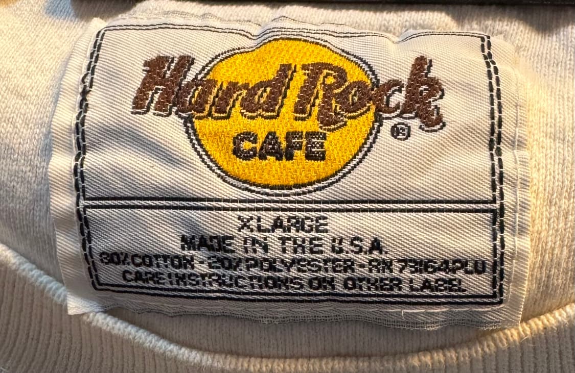 빈티지 USA Hard Rock Cafe 스웻셔츠 맨투맨 XL(272) 상품이미지3