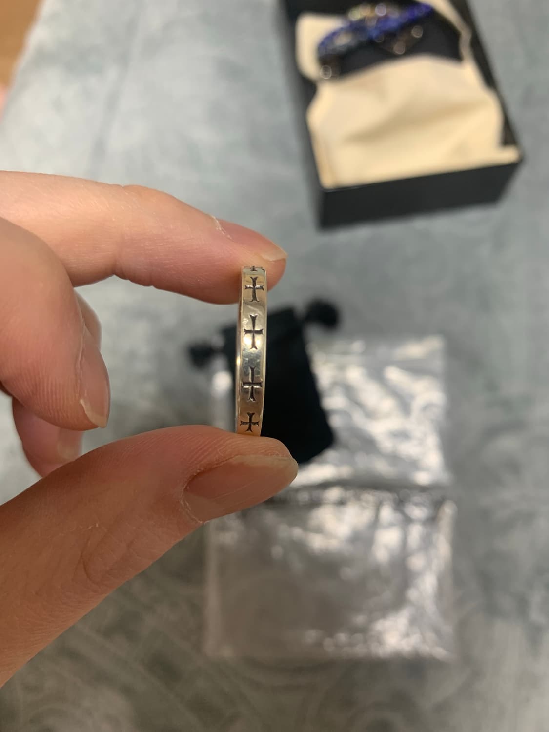 3mm 크롬하츠 퍽유링 상품이미지3