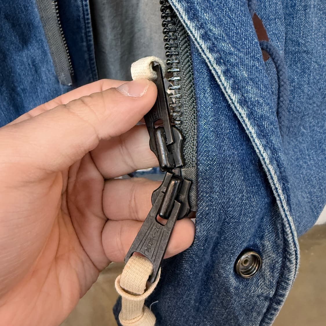 존불 M51 데님 피쉬테일 파카 야상 상품이미지7