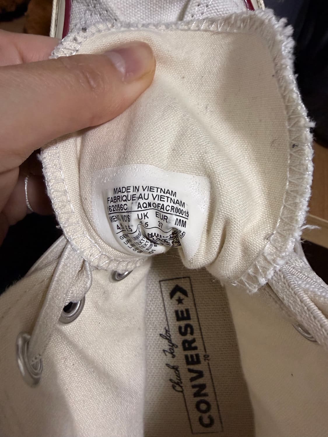 235 컨버스 척테일러 70 아이보리 하이 상품이미지7