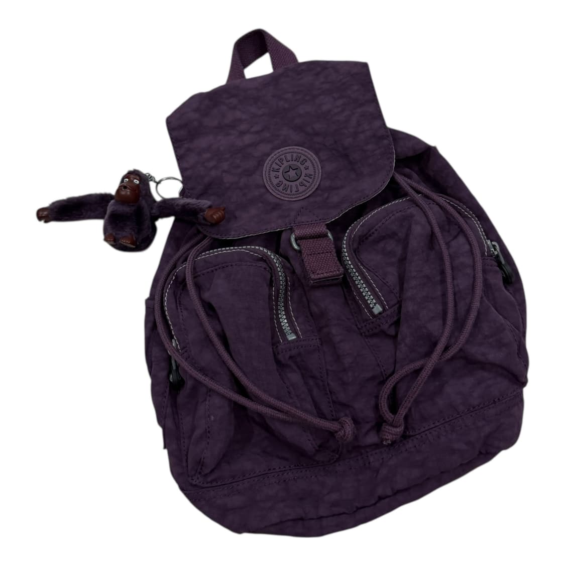 키플링 빈티지 Y2K 복조리 미니백팩 가방 다크퍼플 보라 상품이미지2
