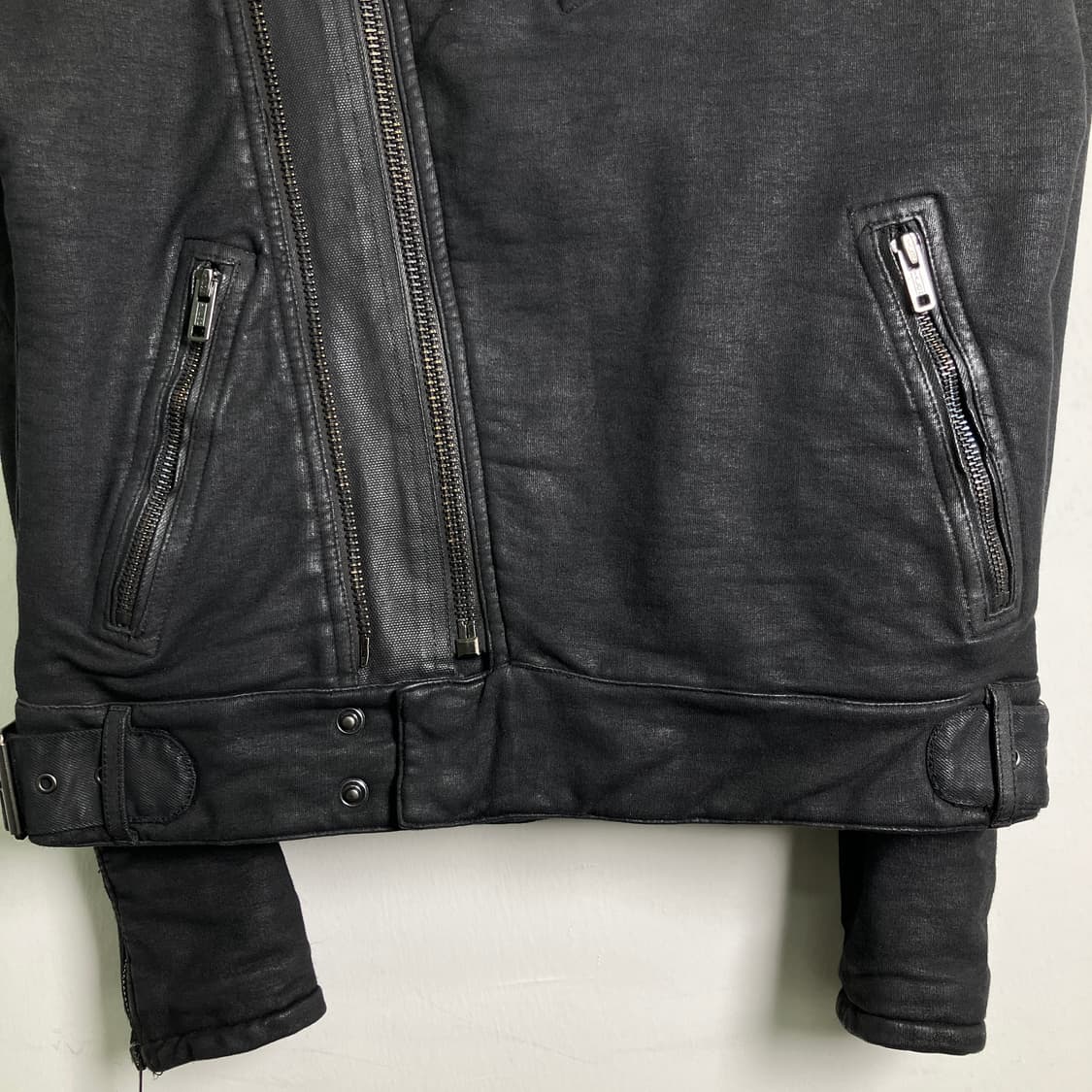 폴로 랄프로렌 블랙 코튼 라이더 자켓 M 상품이미지5