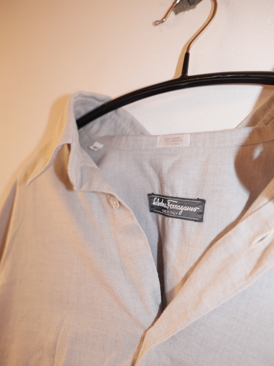 Salvatore Ferragamo one-pocket cotton sh 상품이미지2