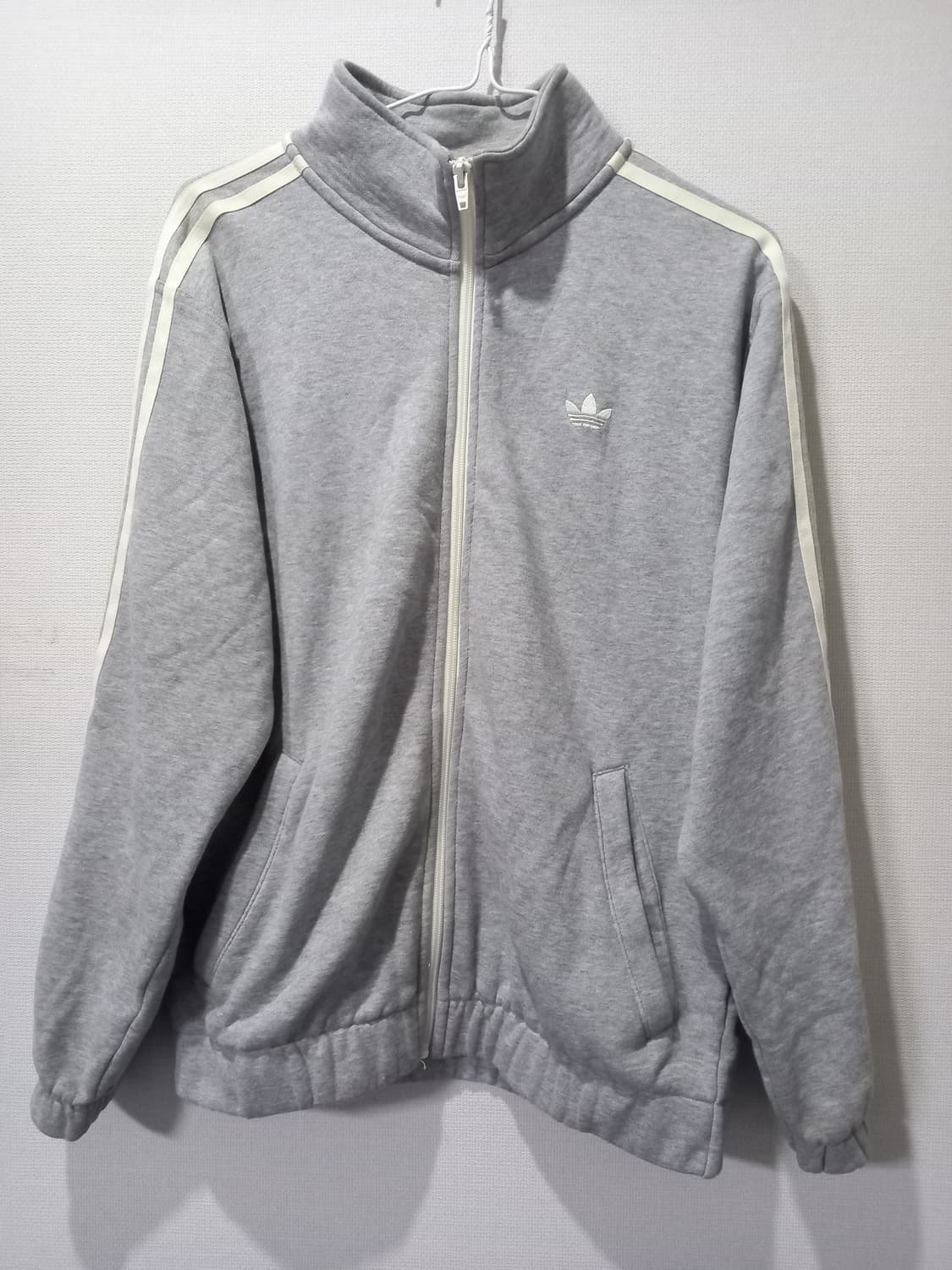 아디다스 희귀 스케이트보딩 그레이 트랙탑 저지 져지집업 85~90 상품이미지1