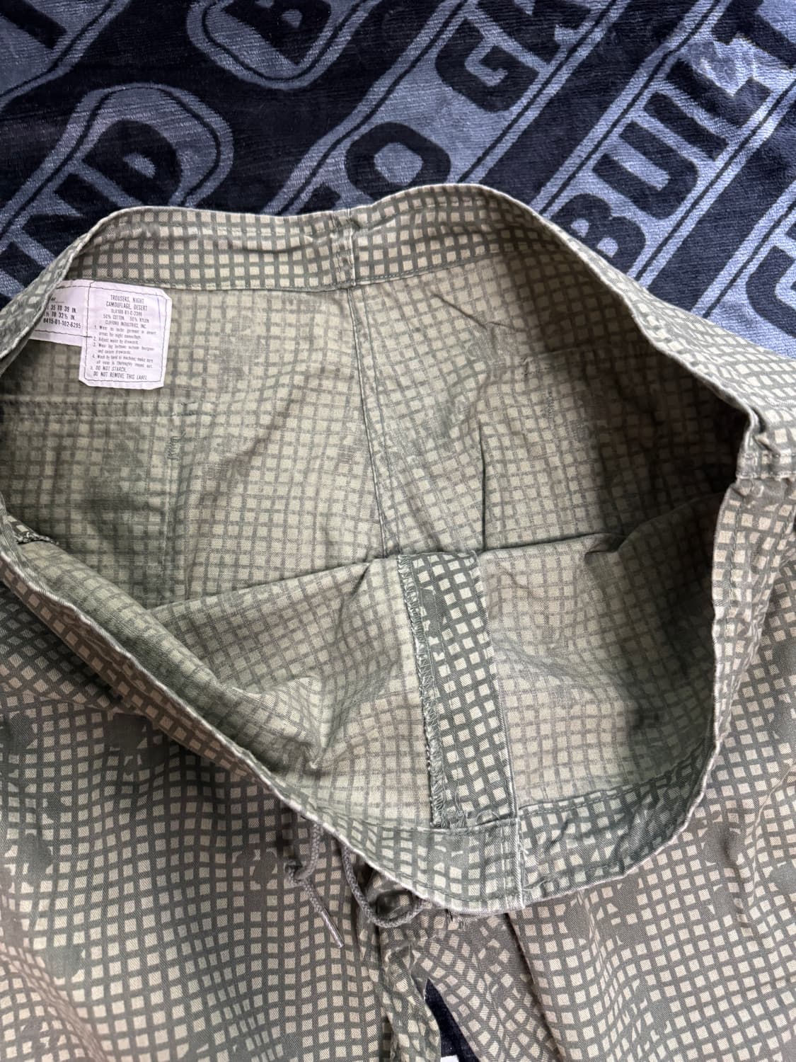 나이트 데저트 카모플라주 밀리터리 아미 트라우저 팬츠 그린 31-35 상품이미지4