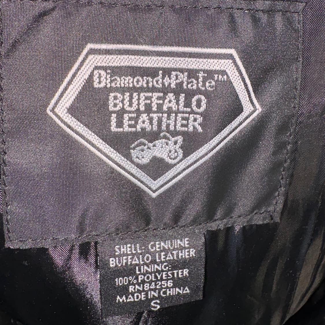 [S] 90's Diamond Plate Leather Jacket 상품이미지7