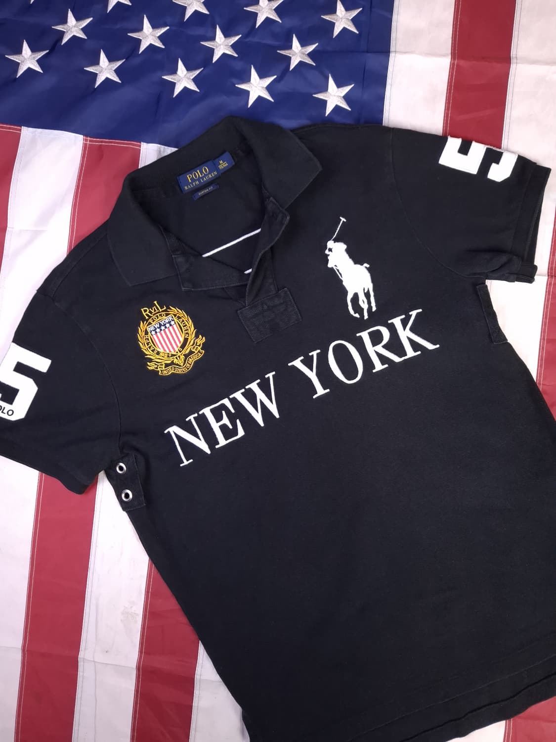 오리지날 폴로 랄프로렌 뉴욕 치프키프 빅포니 카라 반팔티셔츠 상품이미지2