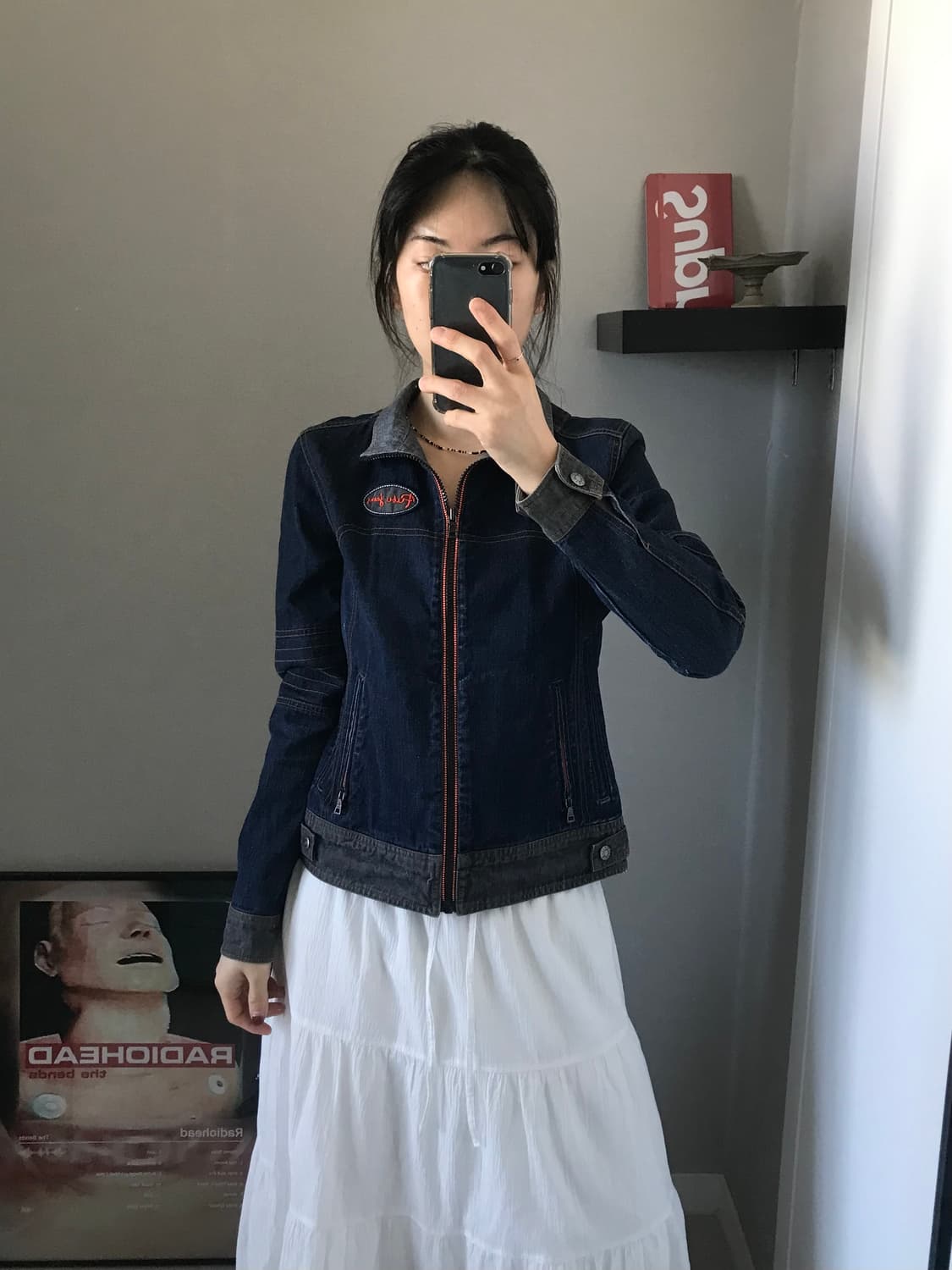 푸부 올드스쿨 데님 레이싱 자켓 상품이미지5