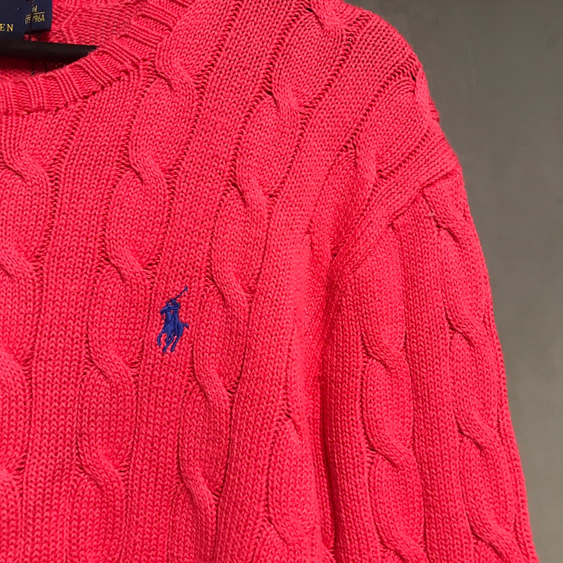 폴로 랄프로렌 케이블 니트 M 상품이미지4