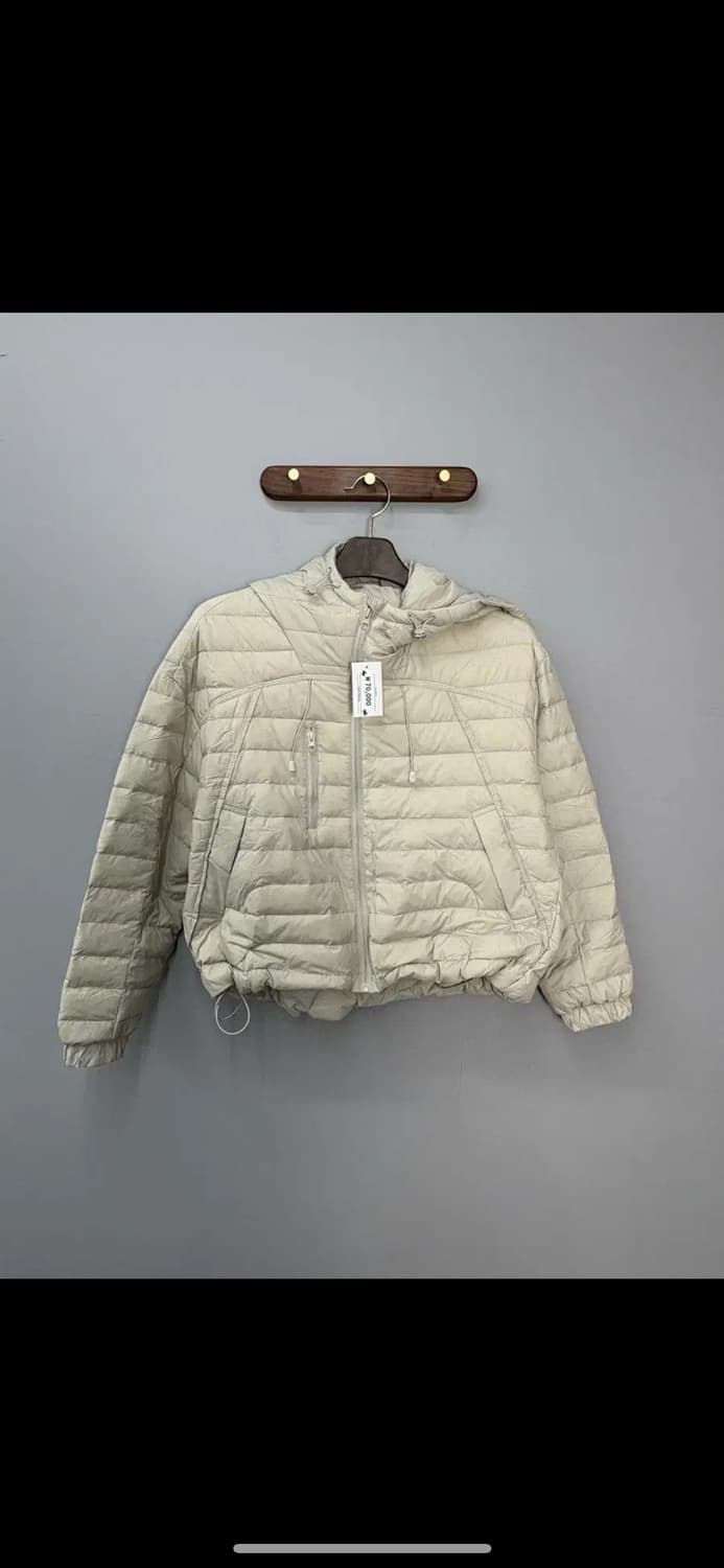 빈티지 라이트베이직 후드 경량패딩 H1418 상품이미지2