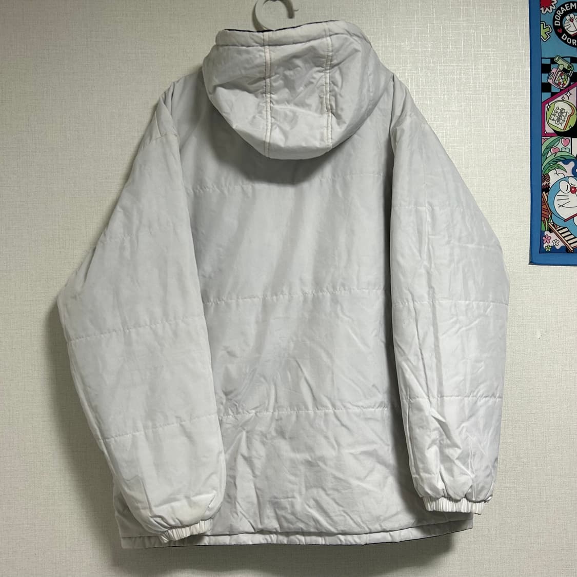 00s 나이키 리버시블 양면 후드 패딩 점퍼 화이트 네이비 100 L 상품이미지7