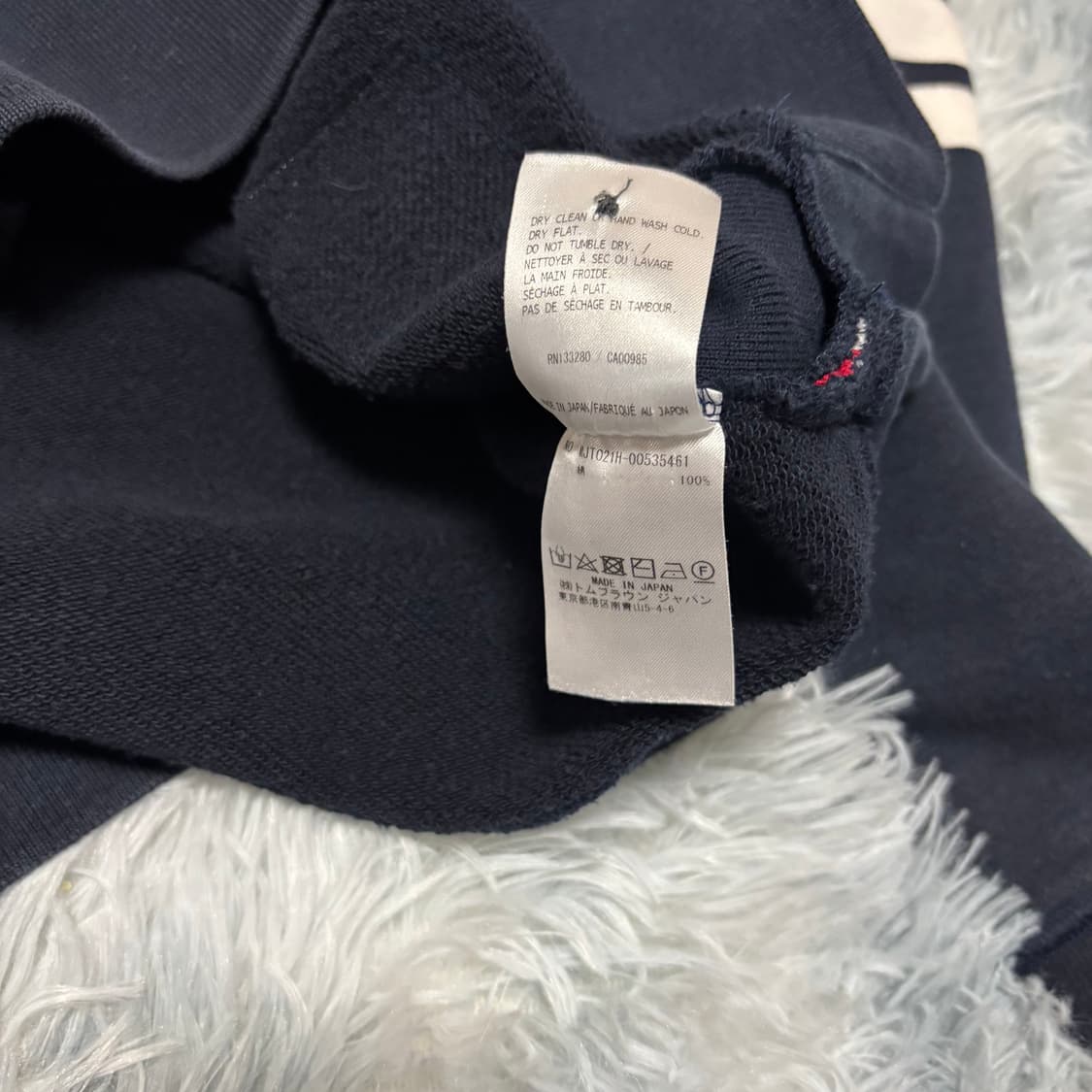 [2 Size] 톰브라운 4선 맨투맨 상품이미지5