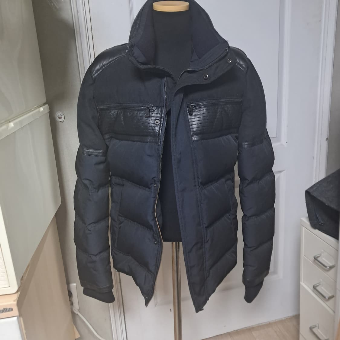 시스템옴므 남성 구스다운 패딩 95(상태상급) 상품이미지1