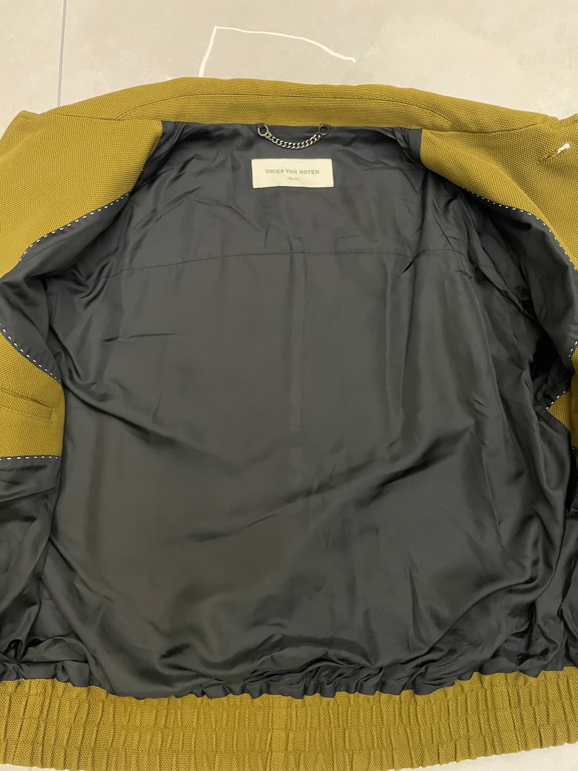 드리스 반 노튼 트윌 울 자켓 파워숄더 50 상품이미지8