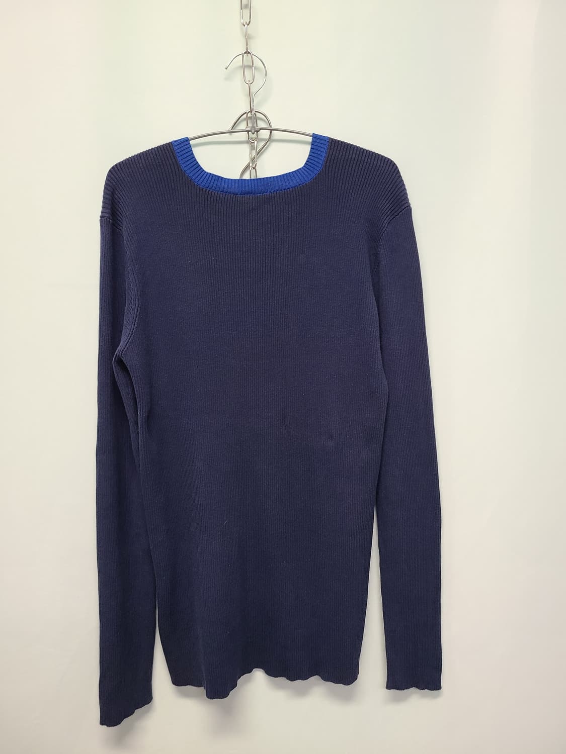 엠포리오아르마니 네이비 골지 니트 52 xl 상품이미지3