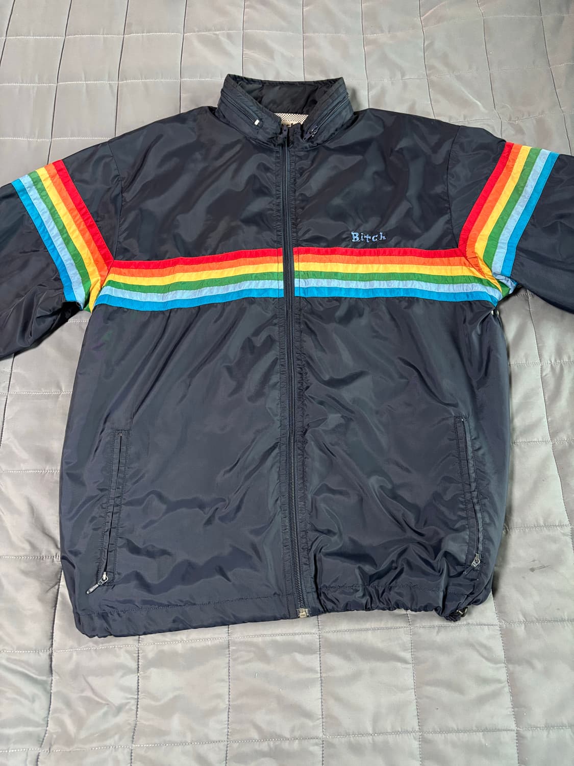 90s rare bitch skateboard jacket 상품이미지1