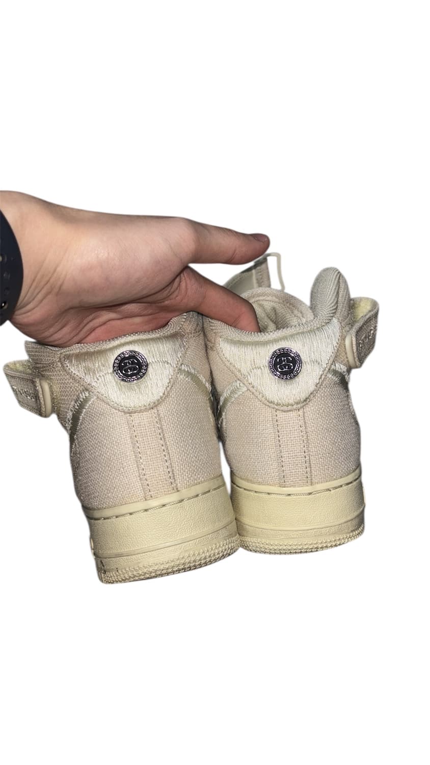 Nike Stussy Air Force 1 Mid Fossil 상품이미지4