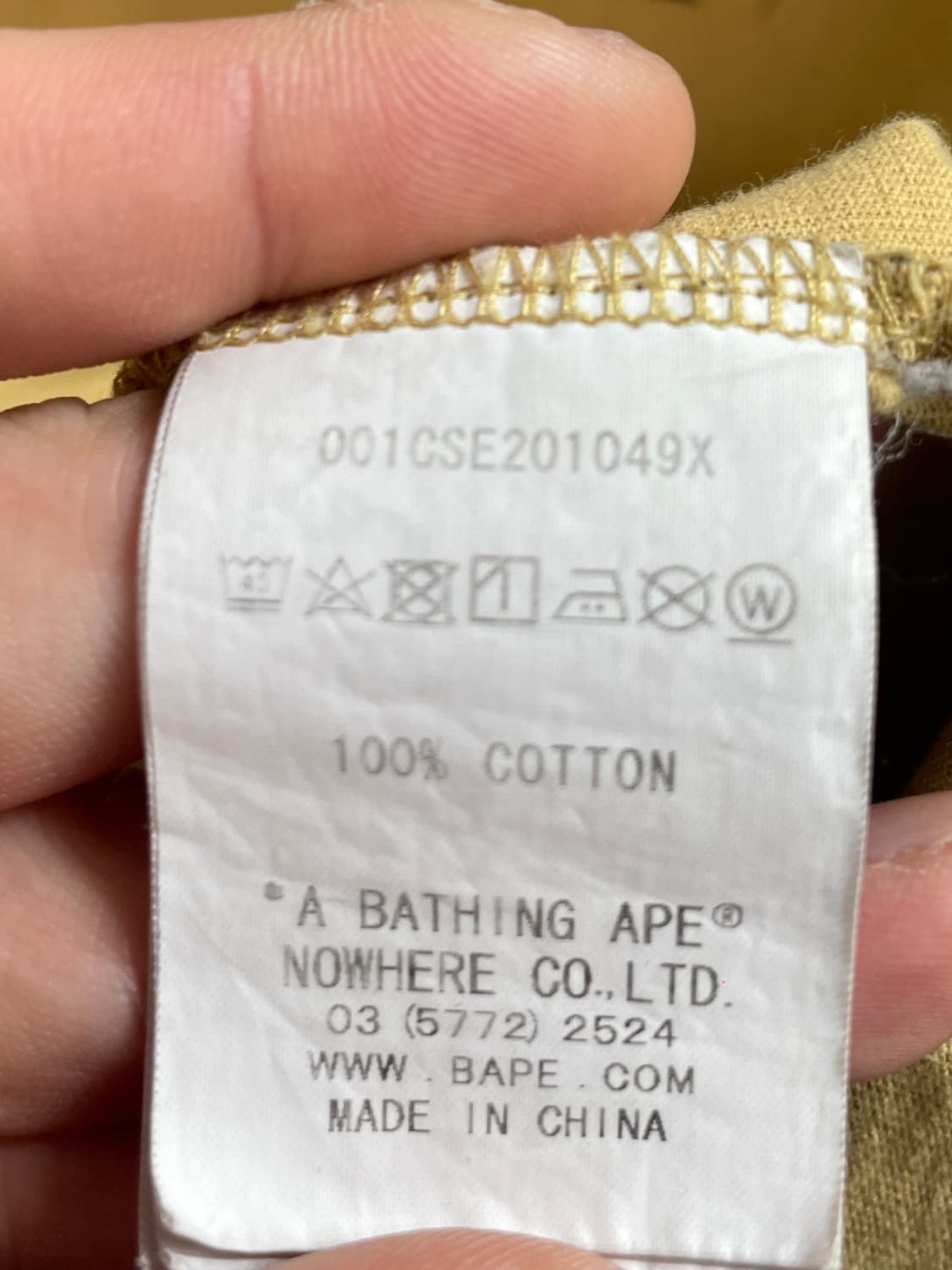 베이프 카모 포켓 패치 반팔티 (on.668)   상품이미지9